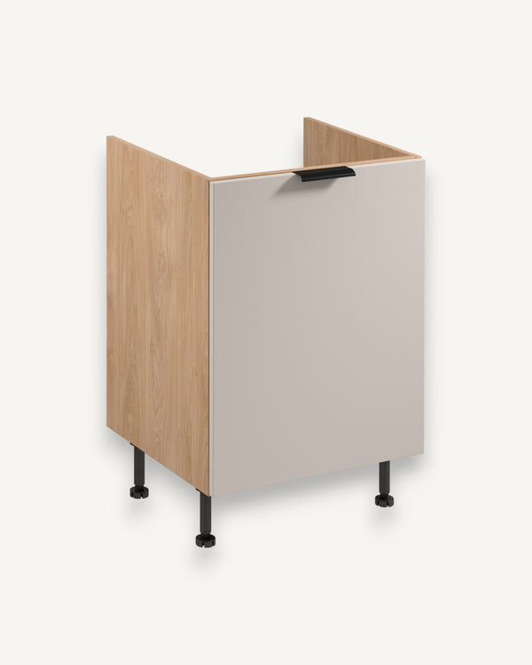 Spülenunterschrank D60Z P/L - Sorento Beige Sonoma Eiche - ideal für Ihre Küchenutensilien