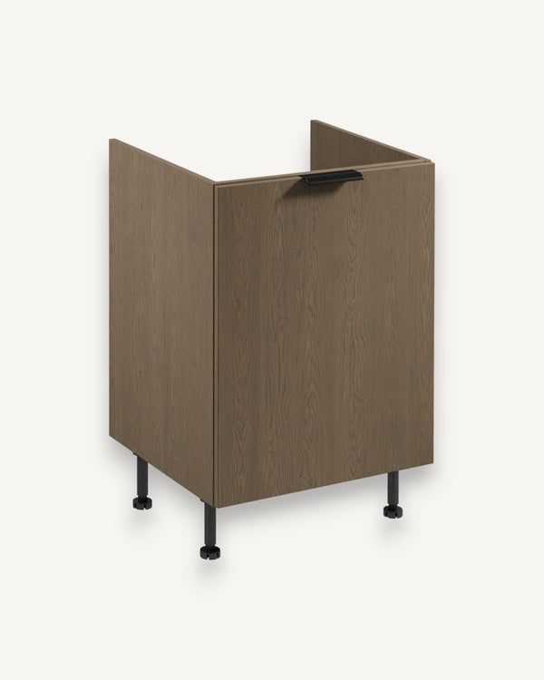 Spülenunterschrank D60Z P/L - Sorento Dunkle Eiche - Stilvoller Spülenunterschrank für Ihre Küche.