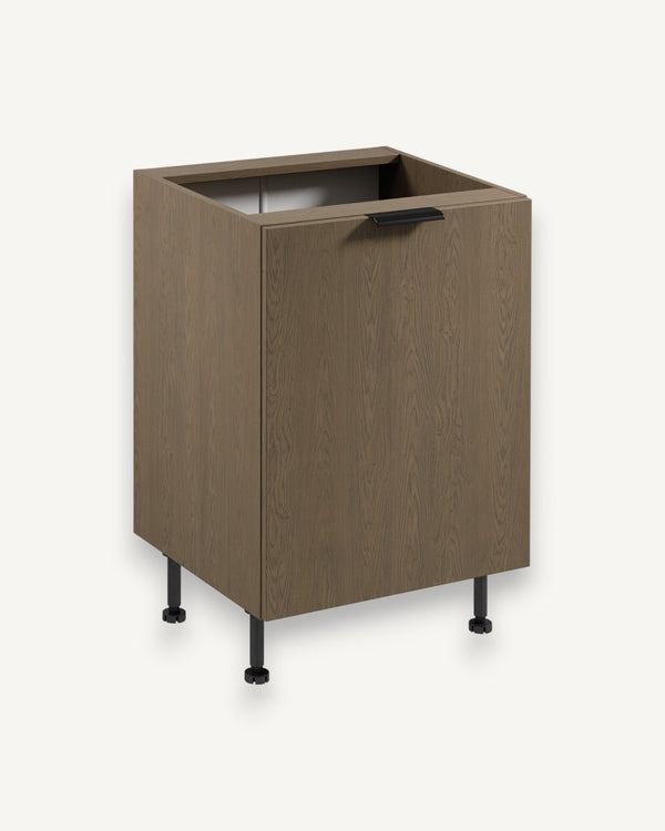 Unterschrank D60 P/L - Sorento Dunkle Eiche - Hochwertiger Stauraum mit edlem Look.