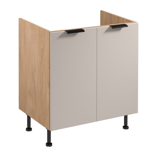 Spülenunterschrank D80Z - Sorento Beige Sonoma Eiche - optimal für jede Küche