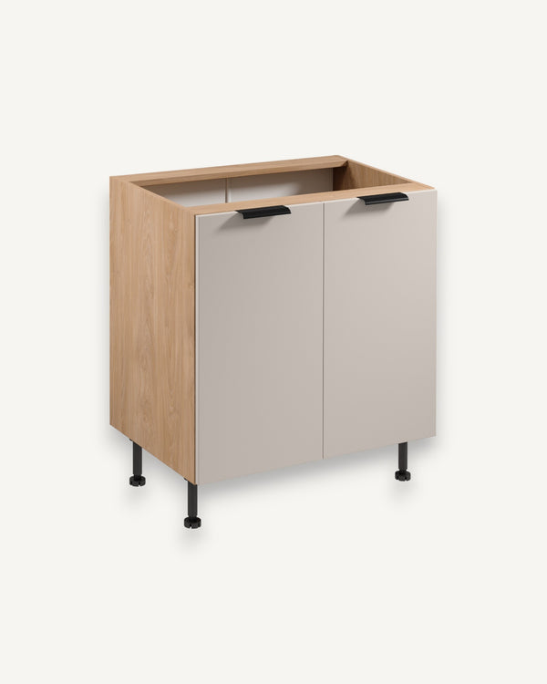Unterschrank D80 - Sorento Beige Sonoma Eiche -  für ein einheitliches Küchenbild