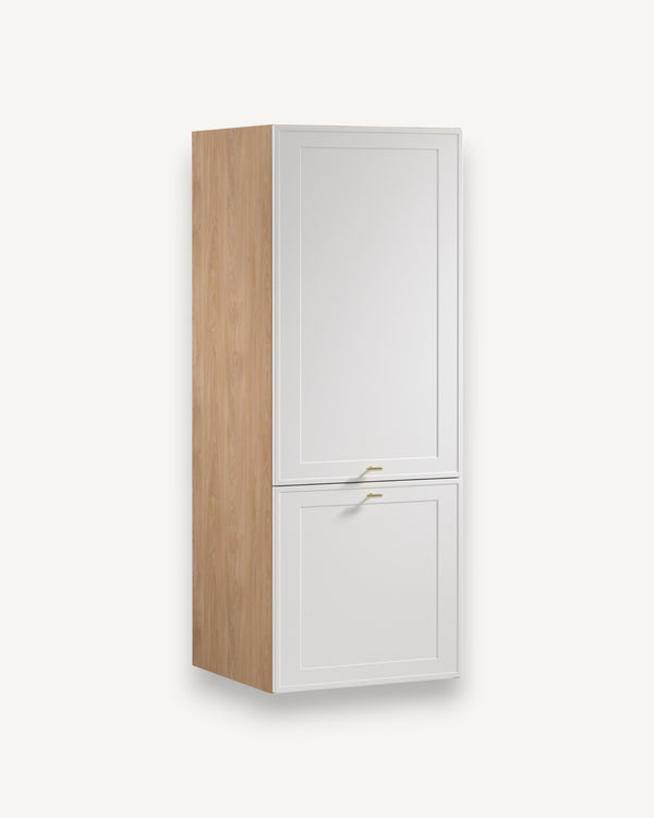 Hängeschrank N60N - Sorento Sonoma Eiche Weiß - Effiziente Organisation für eine stilvolle Küche.