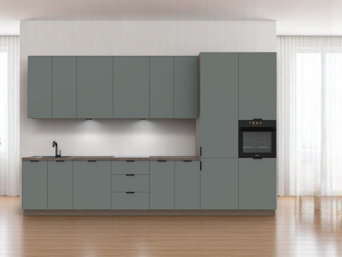 Küchenzeile K87-G400 R - Sorento - Harmonische Kombination aus Stil und Funktion - ROYAL24_MARKT