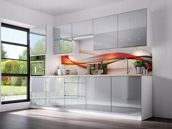 Küchenzeile K56-G300 - Aspen Grau - Hoher Standard mit modernem Design