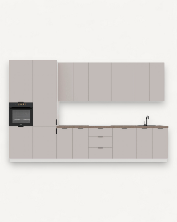 Küchenzeile K58-G400 L - Innovative Details für mehr Küchenkomfort