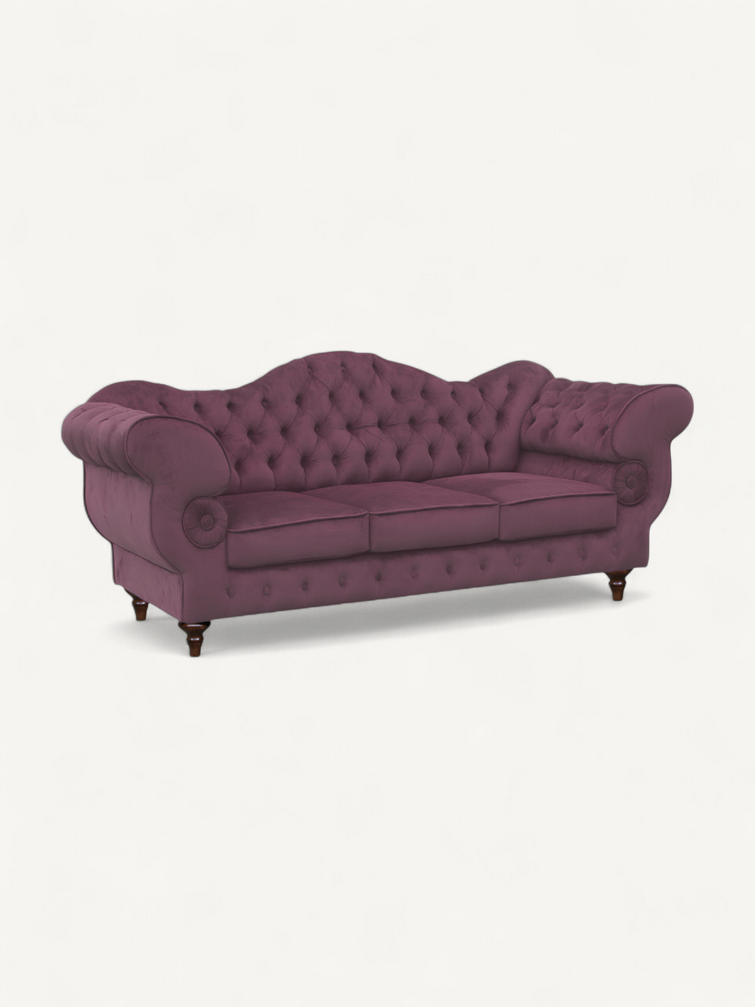 Gloria - Chesterfield Sofa - Hochwertiges - Garantierte Qualität - Elegantes Design -, 1.St x 3-Sitzer Sofa