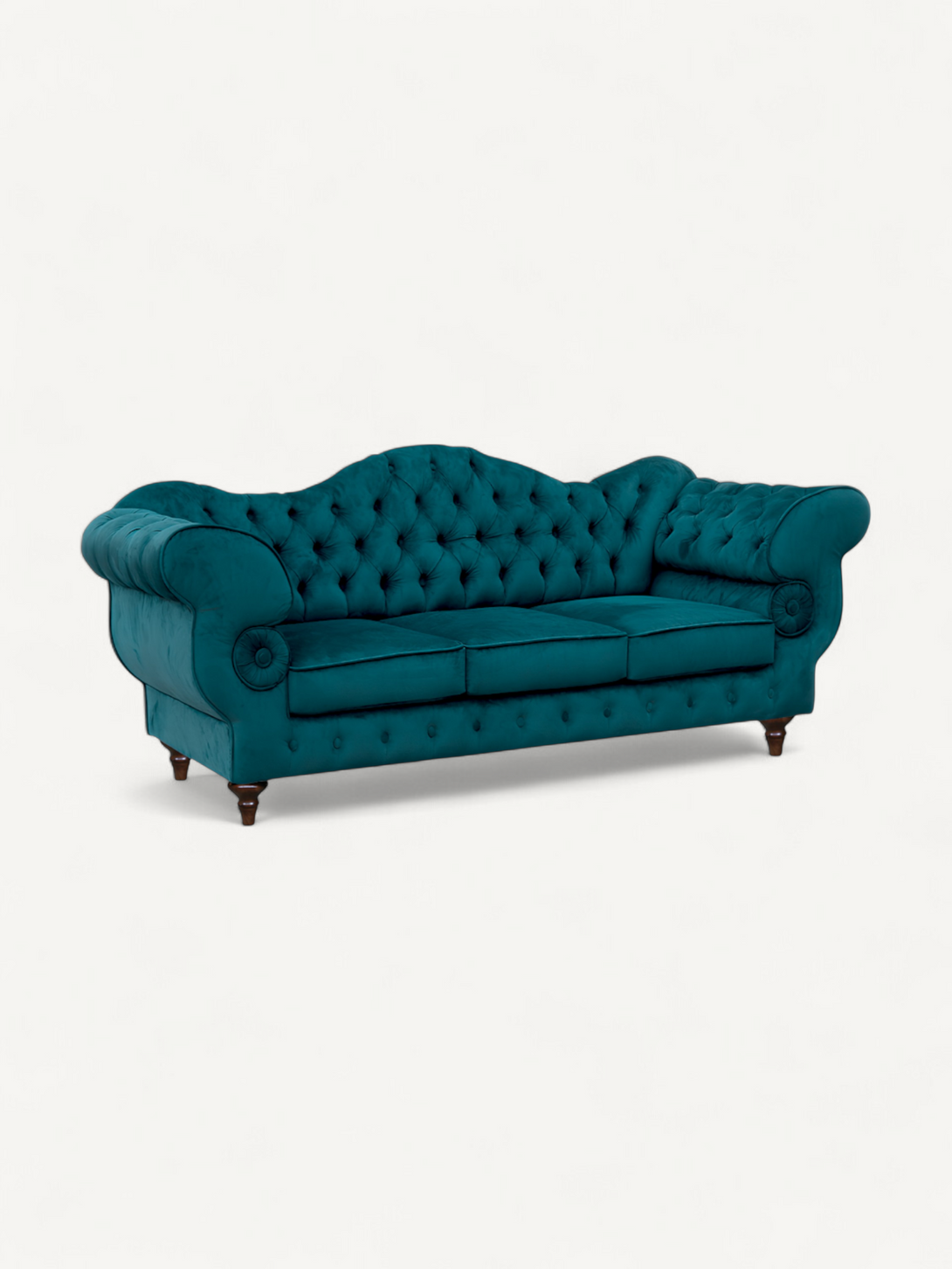 Gloria - Chesterfield Sofa - Hochwertiges - Garantierte Qualität - Elegantes Design -, 1.St x 3-Sitzer Sofa