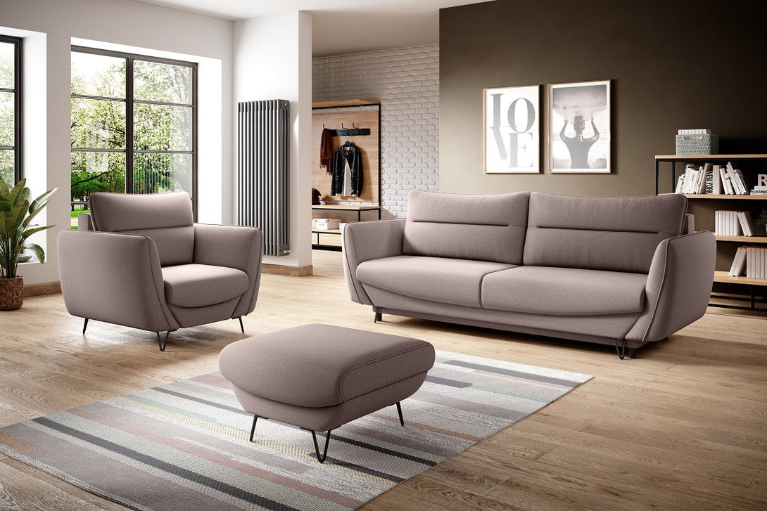 Sofa - Wohnzimmer / Couch, Sessel, Puff für Entspannung.