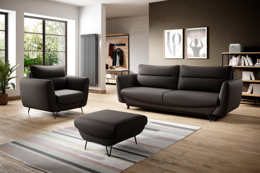 Sofa - Wohnzimmer / Couch, Sessel, Puff für Entspannung.