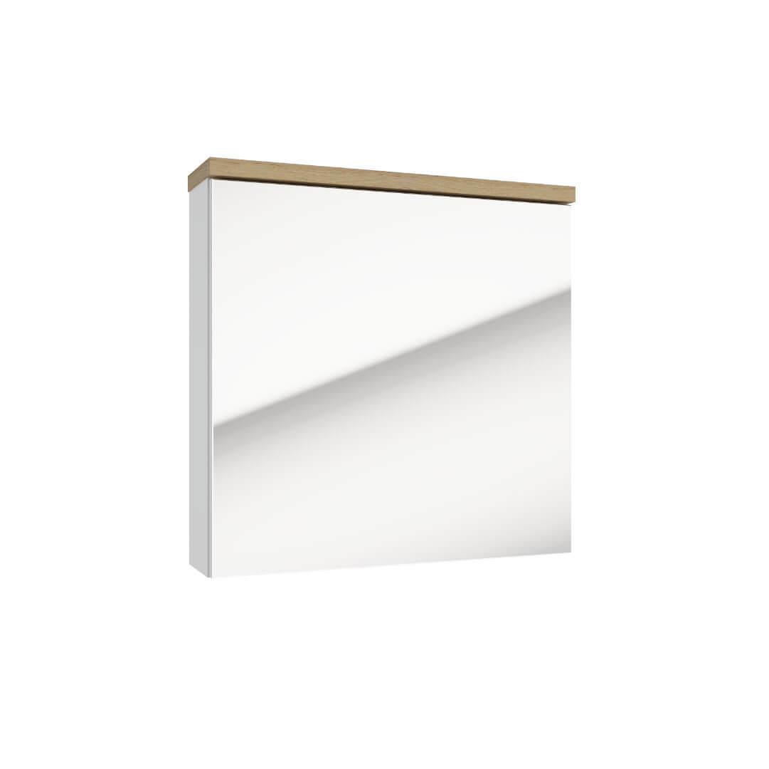 Spiegelschrank - STILLA E60,E80 - weißer Hochglanzlack