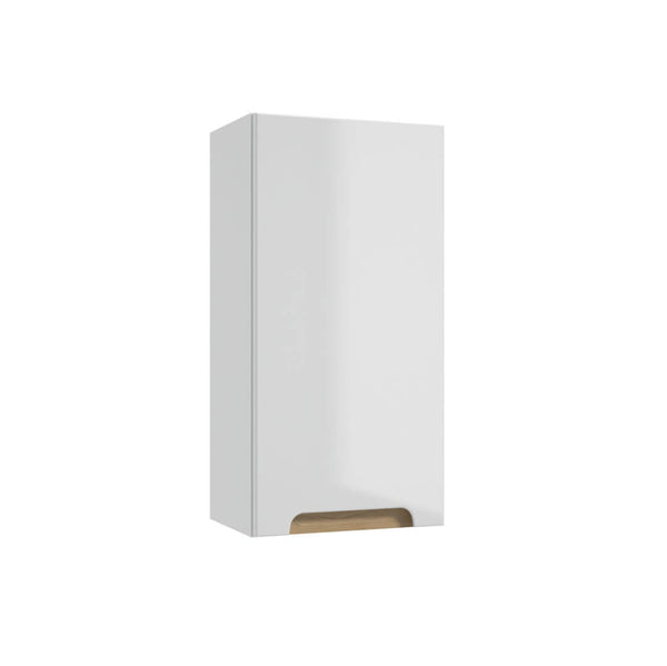 Hochschrank - für Badezimmer - STILLA A30 - weiß Hochglanz - ROYAL24_MARKT