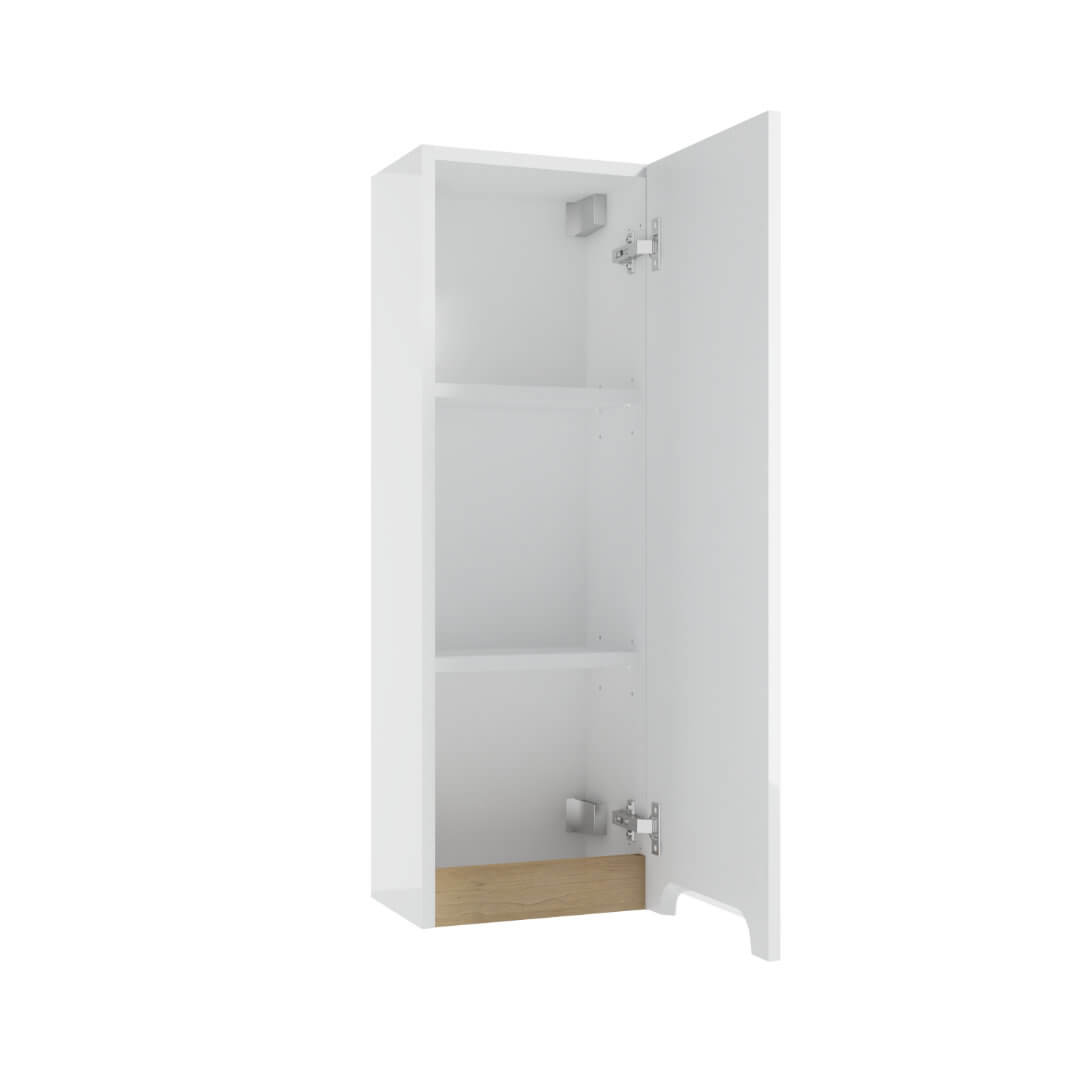 Hochschrank - für Badezimmer  - STILLA C30 - weißer Hochglanzlack