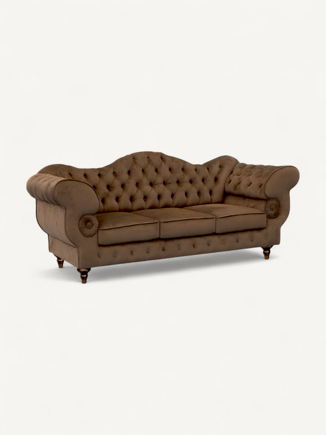 Gloria - Chesterfield Sofa - Hochwertiges - Garantierte Qualität - Elegantes Design -, 1.St x 3-Sitzer Sofa