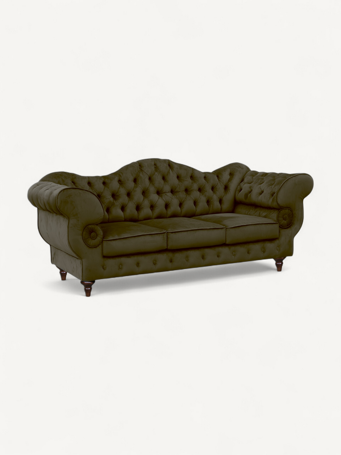 Gloria - Chesterfield Sofa - Hochwertiges - Garantierte Qualität - Elegantes Design -, 1.St x 3-Sitzer Sofa