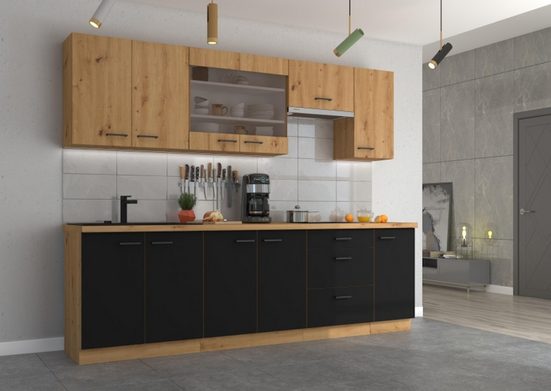 Küchenzeile - Zeitlose Eleganz für Ihre Küche, Moderne Möbel - Gute Qualität