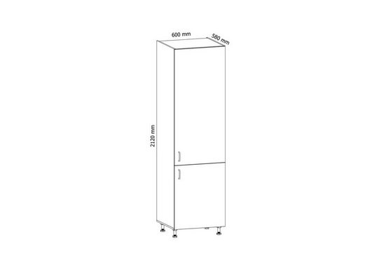 Hochschrank D60R-P/L - Provence - Hochwertiger Schrank für maximalen Stauraum.