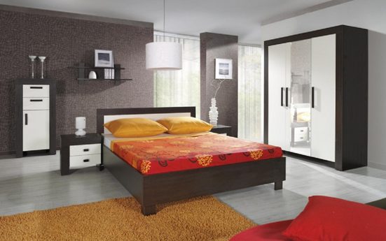 Schlafzimmer-Set Luxusmöbel zum Entspannen, (Komplett Set, 7-St., Premium - Finezja)