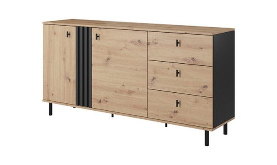 Wohnzimmer-Set - Moderne Eleganz für zeitgemäßen Wohnkomfort, (Komplett Set, 4-St., Dalli - 2), Modernes Design - Hochwertige Materialien.