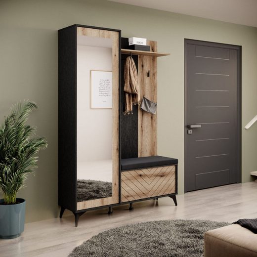 SEWERA GARDEROBE / Kontrastreiches Design mit Eichendekor. - ROYAL24_MARKT