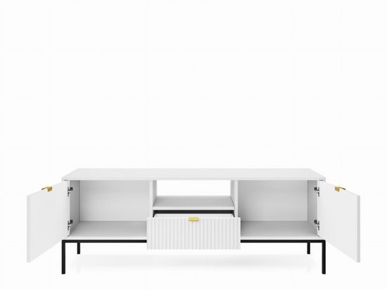 TV-Schrank - Skandinavischer, minimalistischer TV-Schrank (Premium - STEUERUNG, 1-St., TV - Schrank)