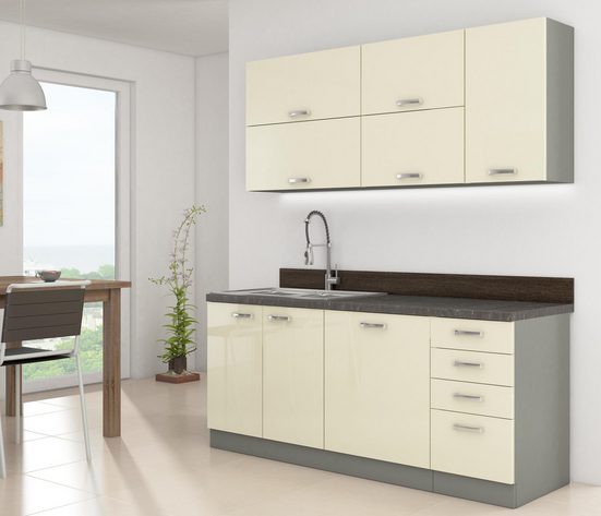 Küchenzeile - Perfekte Ausgewogenheit für Ihren Raum, Elegante Ästhetik -Moderne Ästhetik.