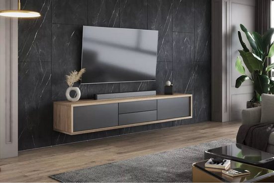 TV-Schrank - Frida - Verfügt über ein klassisches, luxuriöses Design.