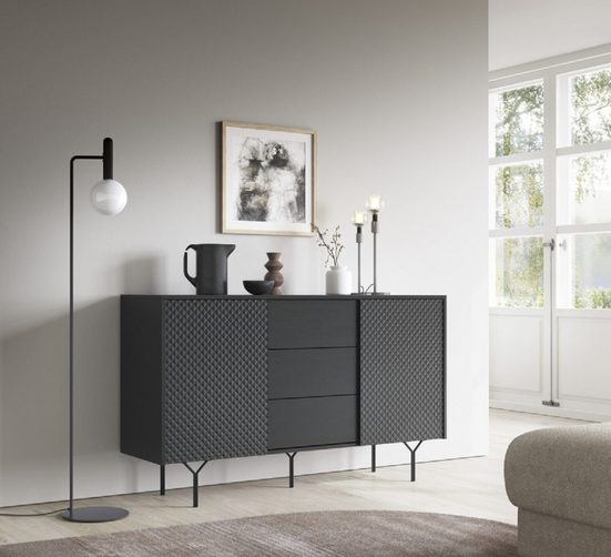 Kommode - Perfekt für moderne und minimalistische Einrichtungsstile (Kommode, 1 St., Premium - KAREL) - ROYAL24_MARKT