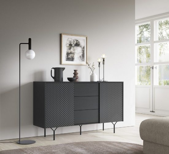 Kommode - Perfekt für moderne und minimalistische Einrichtungsstile (Kommode, 1 St., Premium - KAREL)