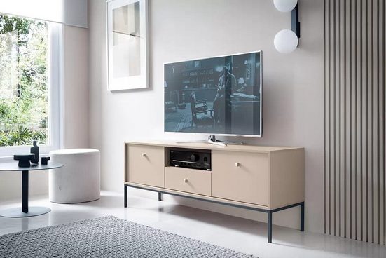 TV-Schrank -	Eladia - Mit praktischem Design für jedes Wohnzimmer.