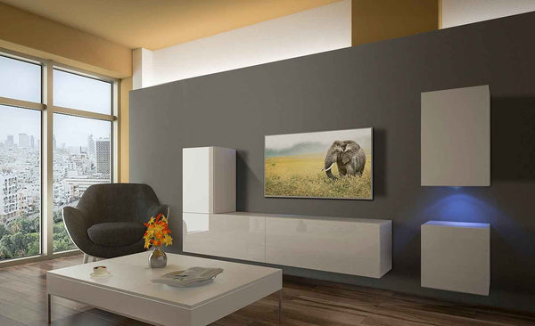 Wohnwand - Tauche ein in 2024 Luxus | Wohnzimmer mit besten Materialien. AN16