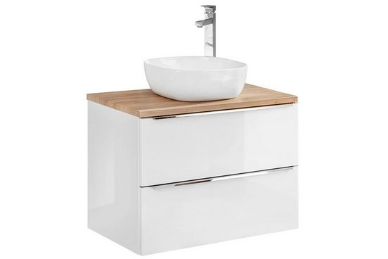 Waschbeckenschrank - Capri White - Intelligente Lösungen für stilvolle Badezimmerorganisation.