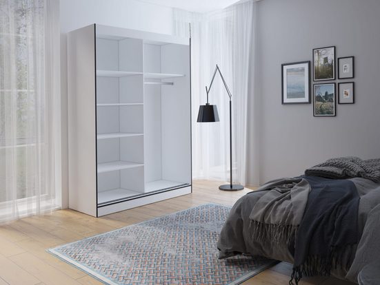 Kleiderschrank 120 cm, 150 cm, 180 cm, - OSLO - Elegantes Möbelstück für Ihr Zuhause.