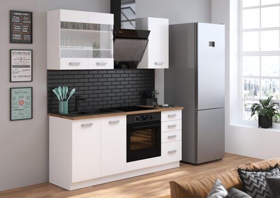 Küchenzeile - Dynamik für Ihr Zuhause, Edle Stoffe - Eleganter Look - Hohe Güte