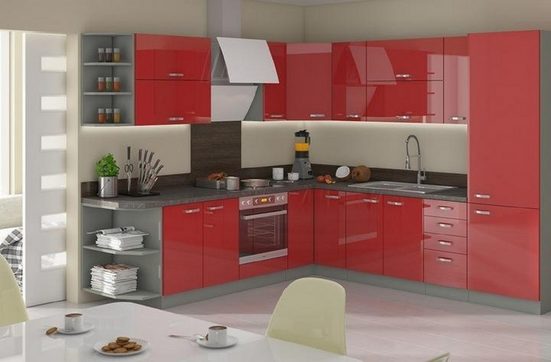 Winkelküche - Modernes Design verleiht Ihrer Küche eine ästhetische Note, Elegante Küche - Es entspricht Ihrem Geschmack.