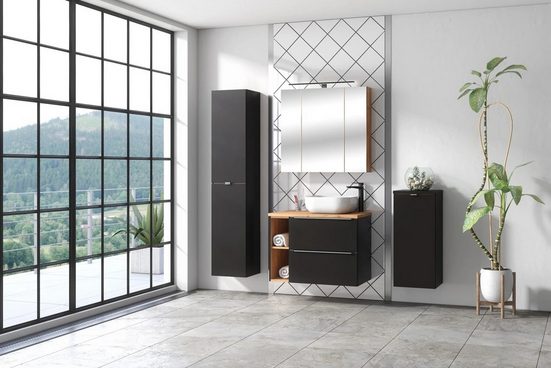 Badezimmer Hochschrank - Capri Cosmos - Stilvolle und platzsparende Aufbewahrung. - ROYAL24_MARKT