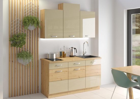 Küchenzeile - Entdecken Sie die Vielseitigkeit und Eleganz von Küche 150, Vielseitig - Ergonomisch - Innovatives Design.