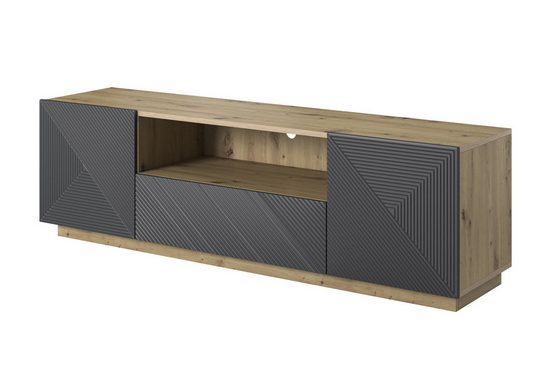 TV-Schrank 167 cm - ASHA - Verleiht Ihrem Wohnzimmer eine harmonische und stilvolle Atmosphäre.