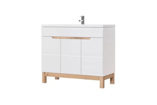 Waschbeckenschrank - Badschrank - Bali White - Modernes und stilvolles Design. - ROYAL24_MARKT