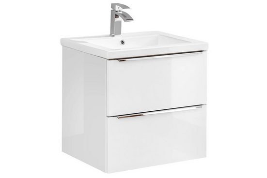 Waschbeckenschrank - Capri White - Intelligente Lösungen für stilvolle Badezimmerorganisation.
