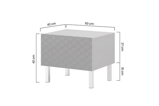 Nachttisch - SCALIA - Praktische Ablage neben Ihrem Bett.