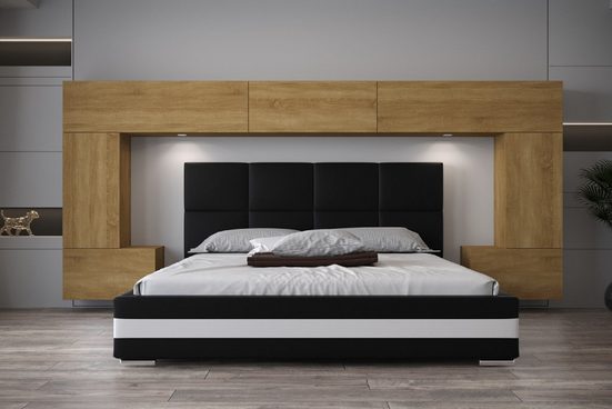 Schlafzimmer-Set - Bett mit Panama Schränken Panama 6.