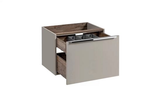 Badmöbel-Set - Santa Fe Taupe - Ein Design, das Eleganz und intelligente Organisation vereint. - Milaros Markt