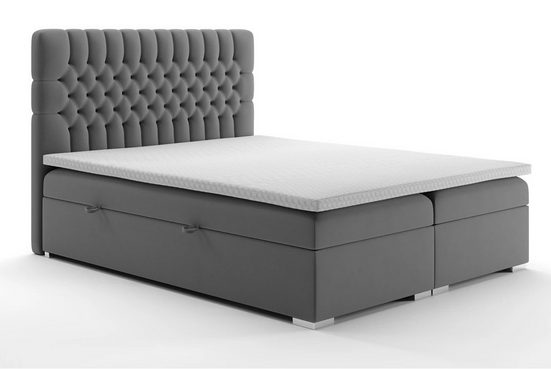 Boxspringbett - Gaja - Schönes und praktisches Design mit Stauraum.