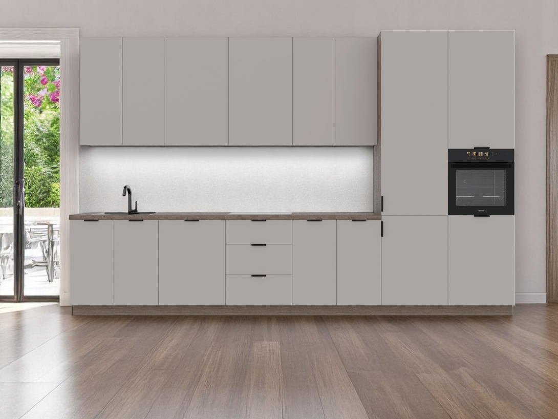 Küchenzeile K73-G400 R - Kompakte Form, maximale Funktionalität - ROYAL24_MARKT
