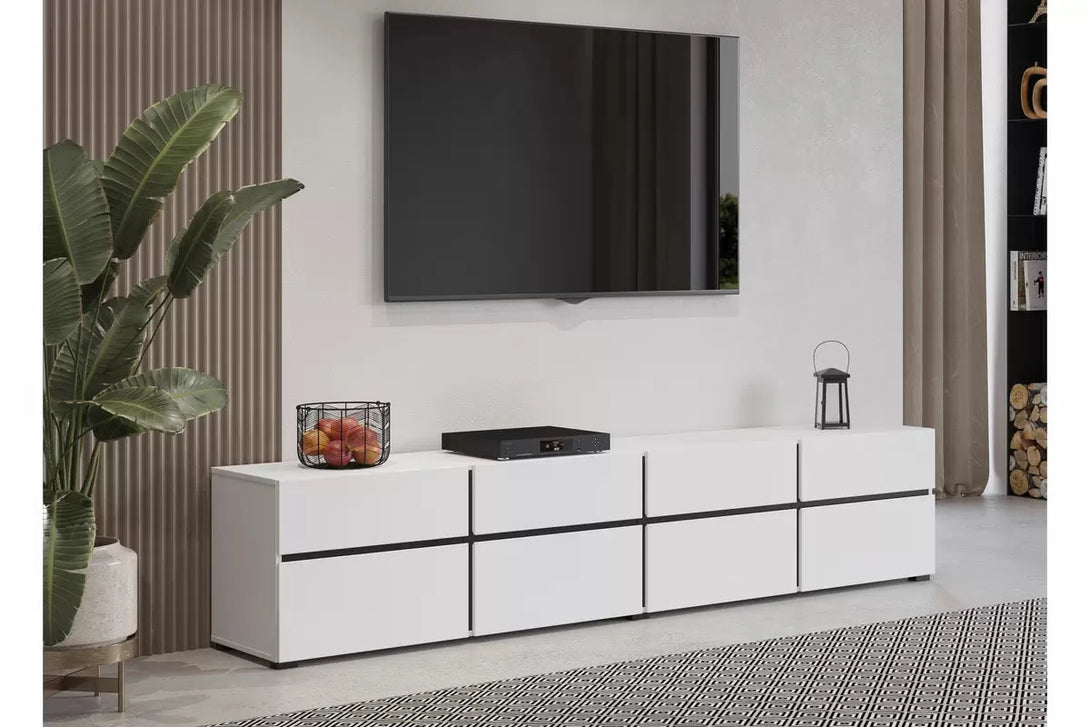 TV-Schrank - Cross - Geräumige für ordentliche Aufbewahrung und elegantes Design.