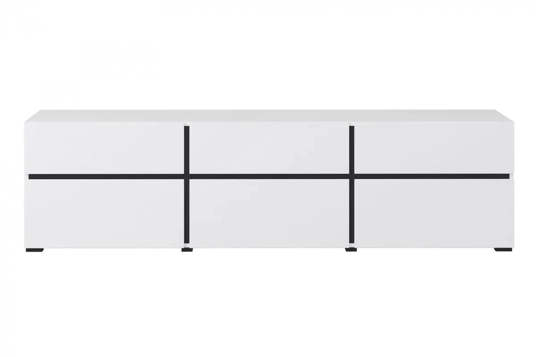 TV-Schrank - Cross - Geräumige für ordentliche Aufbewahrung und elegantes Design.