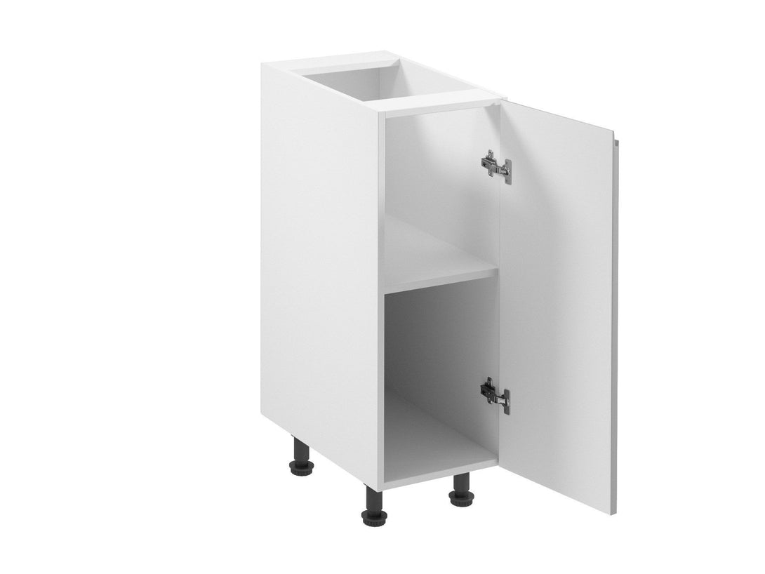 Winkelküche - L-Form Aspen - Grau (Hochglanz) - K31n2-G300×240 cm - ROYAL24_MARKT