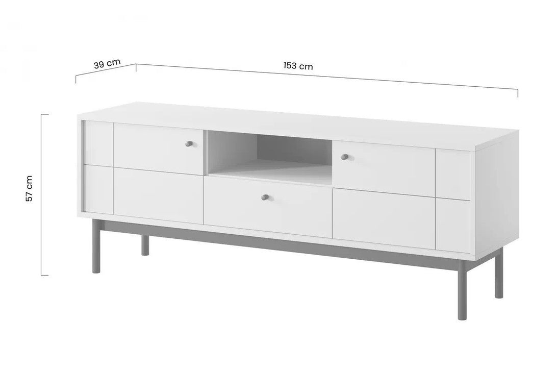 TV-Schrank - Jolinio - im minimalistischen und eleganten Design.