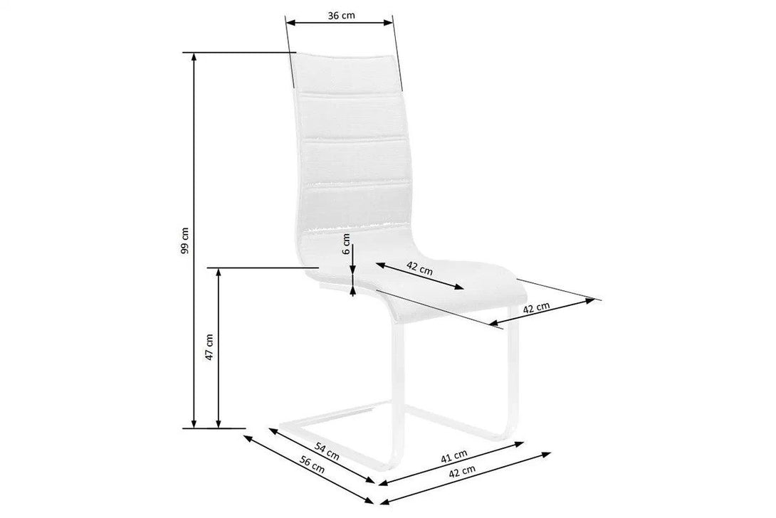Stuhl - K104 - Schlichter für modernes Design und vielseitige Nutzungsmöglichkeiten.