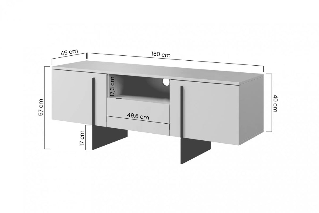 TV-Schrank - Larena - Eleganter Stauraum für Multimedia.